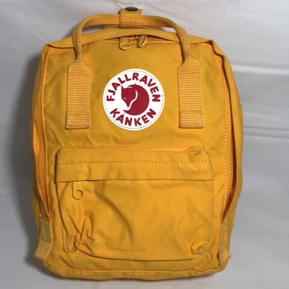 Fjallraven Bags Fjallraven Kanken Mini Warm Yellow Color Mini